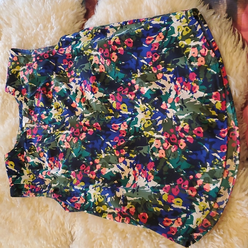 J Crew Floral Blouse